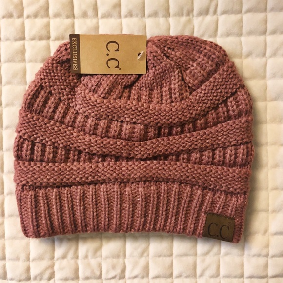 CC Boutique Accessories - Mauve CC Beanie